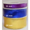 Stuha metalická, s drátkem, WMD2250, šíře 38 mm/ návin 22 m