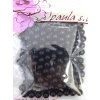 Korálky plast., ČERNÁ, 8mm, 166ks/bal.