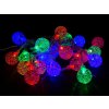 Dekorace, světýlka, LED, 3 m, kuličky, barevné světlo, 1 bal.
