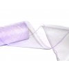 Lesklá organza, 10cmx10m, lila