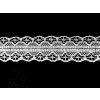 Krajka, pevná dekorační, BÍLÁ, 3cm/ 45 m - role (4300447)