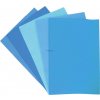 345268, Filc A4, 10ks, mix barev modrá
