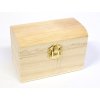 Dekorace, dřevěné krabička, 5,9 x 9,9 x 6,5 cm