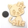 MAG17, Tvořivá sada, dekorace magnet, kočička Líza