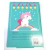 24068, Desky A4 s klipem + blok linky A5, jednorožec na tyrkysové, 1ks