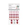 Samolepky kamínky, SRDCE, 69 ks
