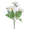 Svazek, umělá kytice, KOPRETINA, bílá, 30cm, 1 svazek