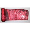 metalicka organza cervena