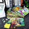 0038479 dinosauri puzzle modre