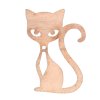 dřevěný výřez, kočka 2