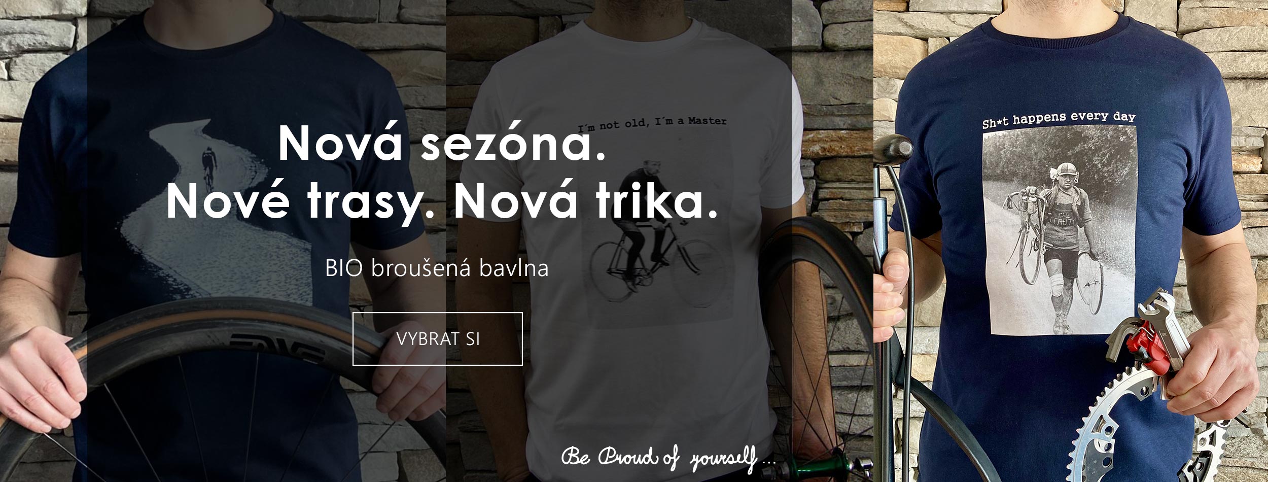 Cyklistická volnočasová trika Proud