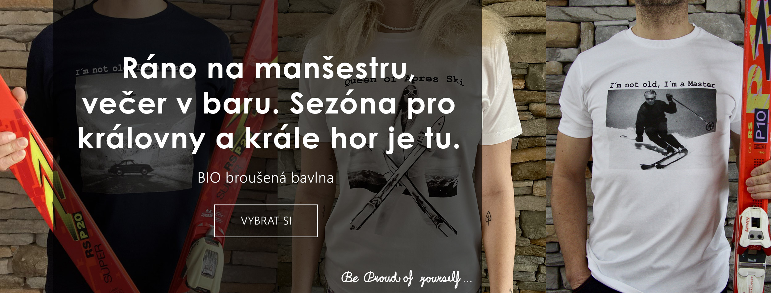 Prooud Boutique - Originální trika pro lyžařskou sezónu