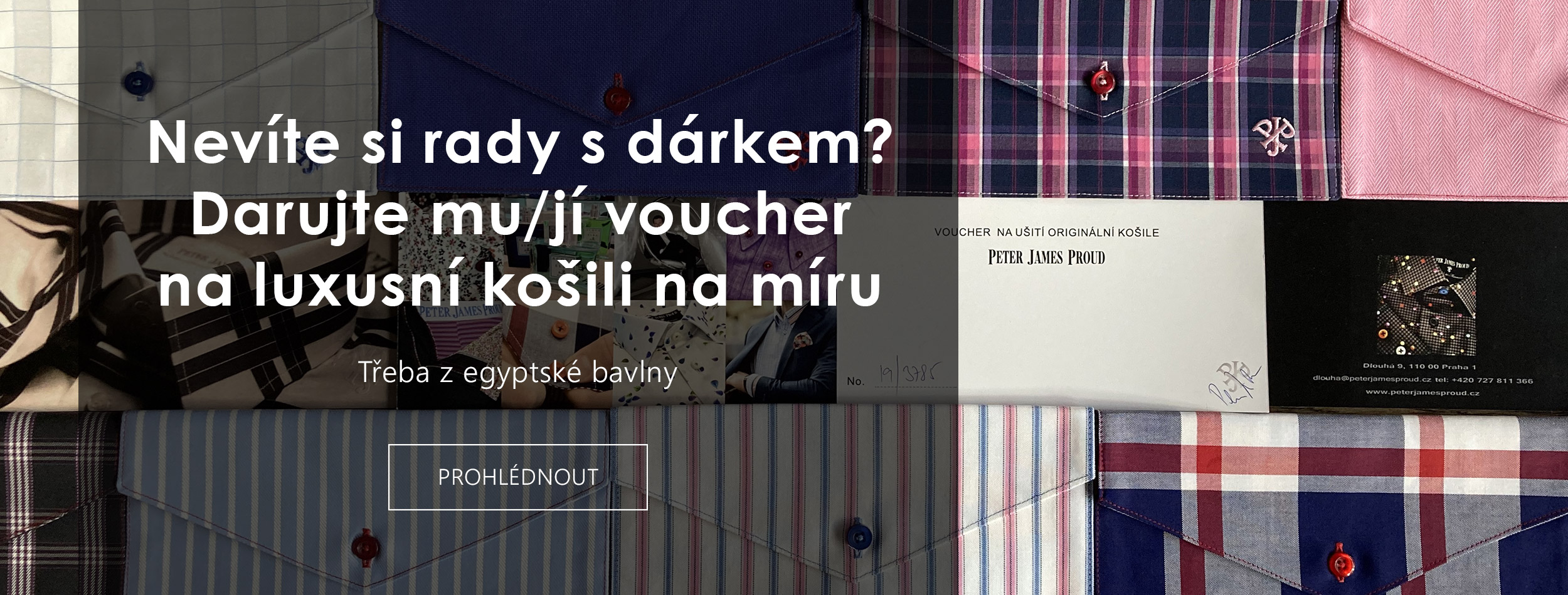 Proud Boutique - voucher na exkluzivní košili na míru