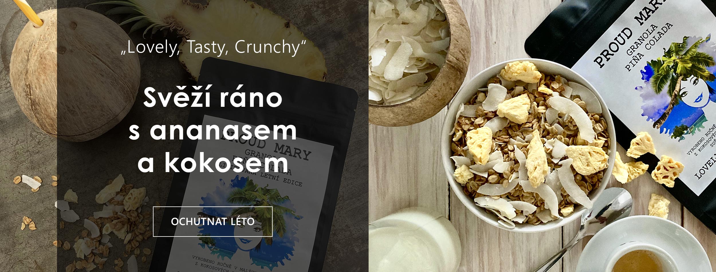 Granola Ananas a Kokos - letní osvěžení