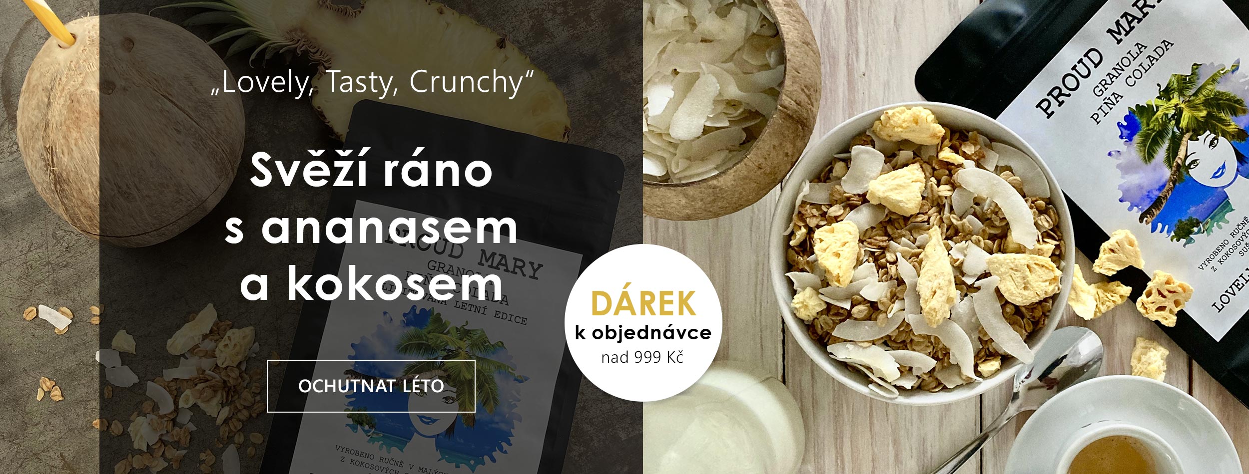 Granola Ananas a Kokos - letní osvěžení
