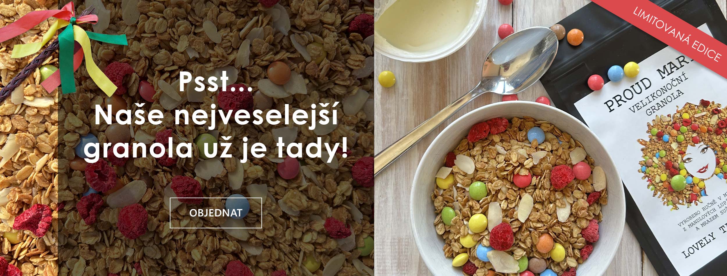 Velikonoce granola Proud Mary