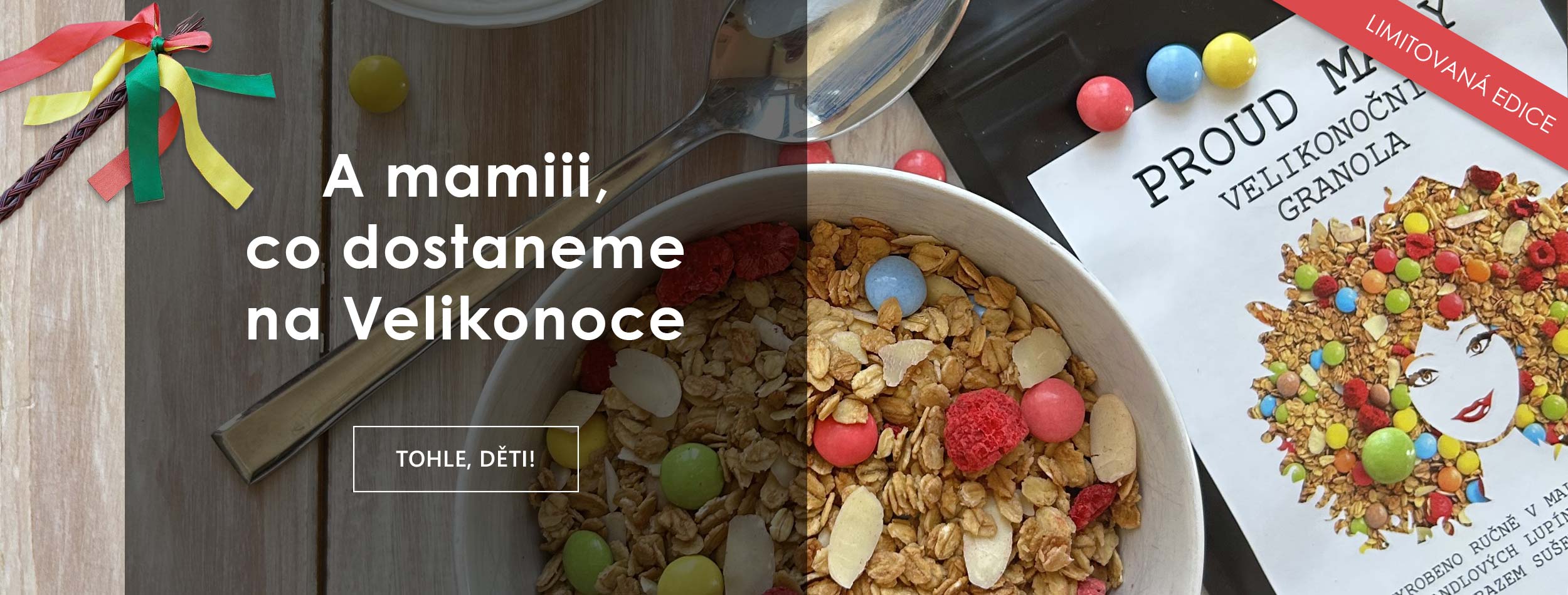 Velikonoce granola Proud Mary