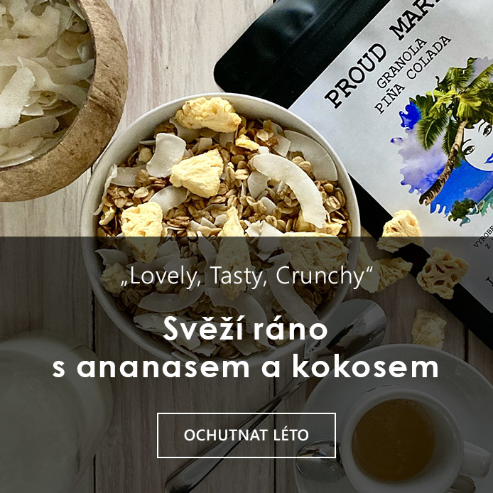 Granola Ananas a Kokos - letní osvěžení