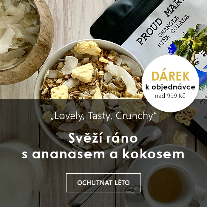 Granola Ananas a Kokos - letní osvěžení