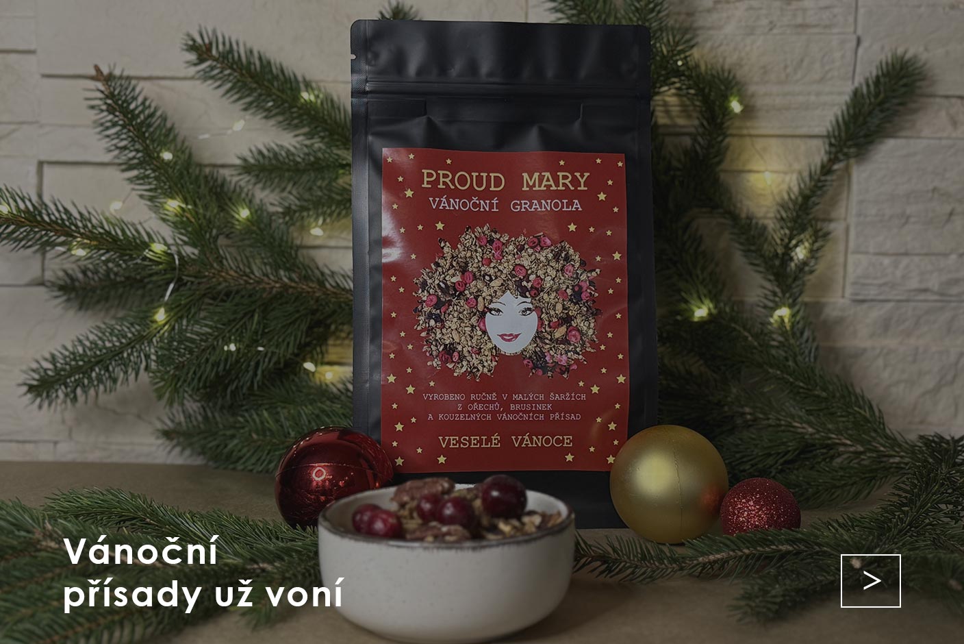 Vánoční granola Proud Mary