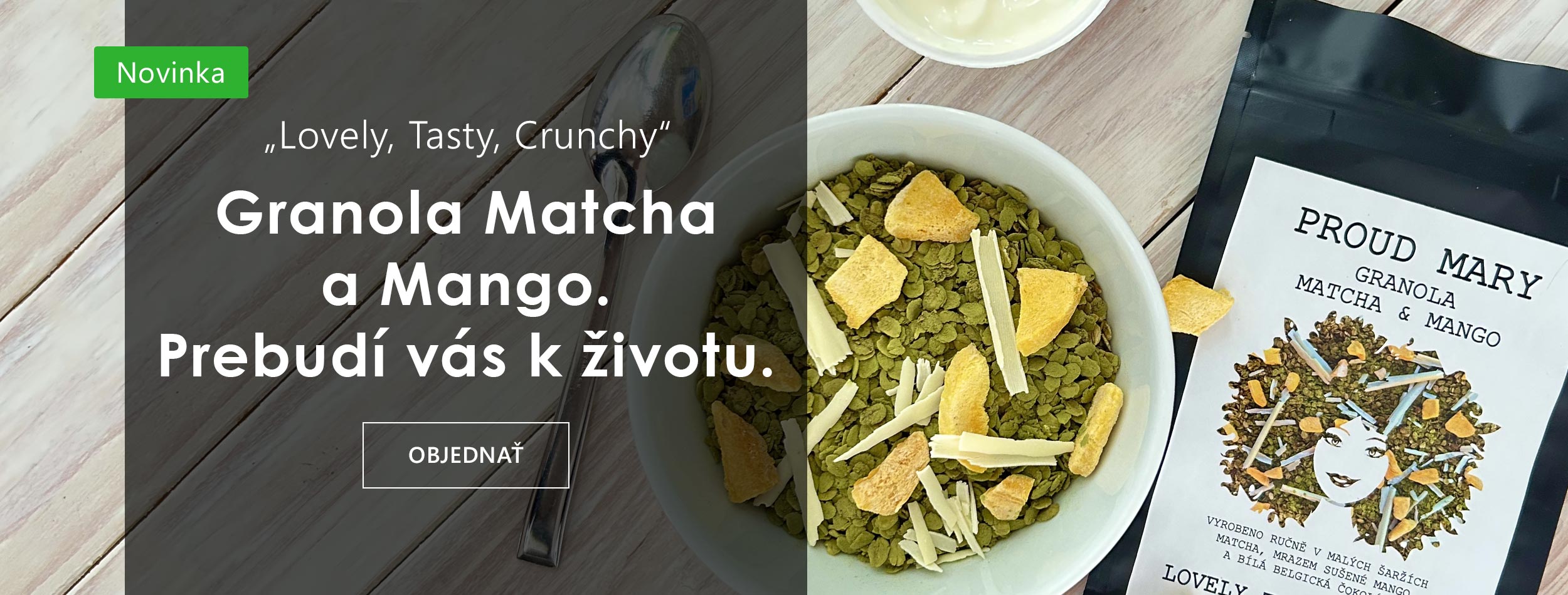 Granola Matcha a Mango