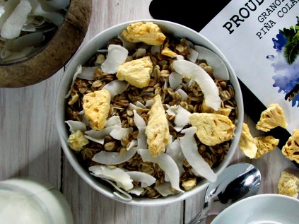 Ananas a kokos bezlepková granola (Gramáž 400 g)