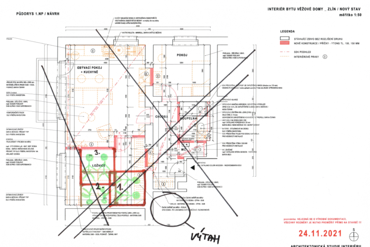 Geopatogenní zóny - byt - jak to vypadá v praxi