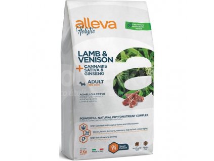 ALLEVA HOLISTIC Dog Dry Adult Lamb&Venison Mini 2kg V