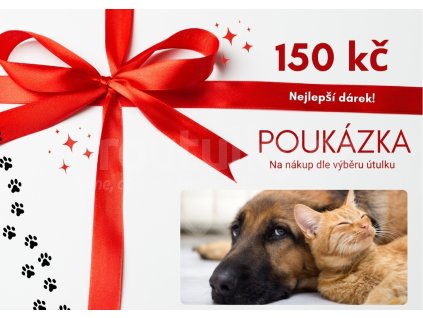 Poukázka na nákup krmiva pro organizaci Fousky z.s. - nejlepší pomoc pro opuštěné kočky