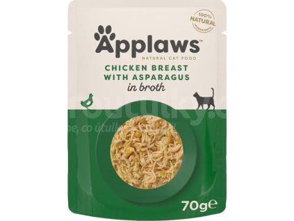 Applaws Cat kaps. kuřecí prsa a chřest 70 g