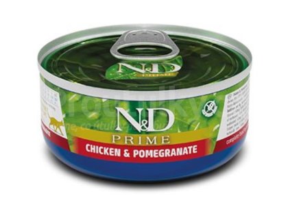 N&D PRIME Cat konz. Chicken & Pomegranate 70 g