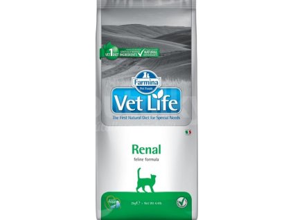 Vet Life Natural Feline Renal 2 kg KS
