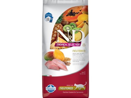 N&D TROPICAL SELECTION Cat LG Chicken Neutered 10 kg SPP