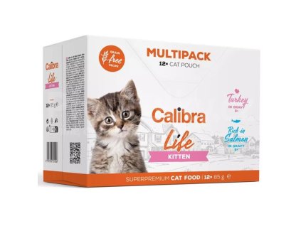 Calibra Cat Life kaps. Kitten Multipack in gravy 12x85g SPP