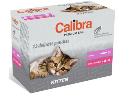 Calibra Cat kaps. Premium Kitten multipack 12x100 g SPP