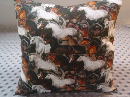 Povlak na polštářek Koně