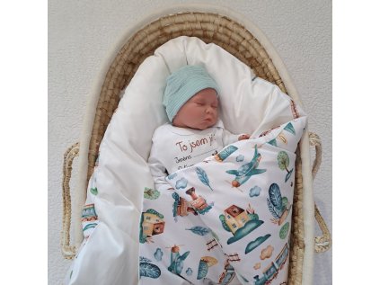 Péřová zavinovačka Vláček a letadlo