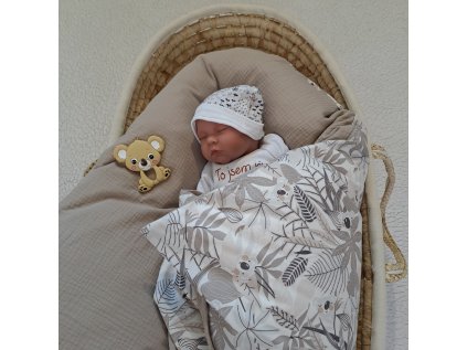 Péřová zavinovačka Koala béžová