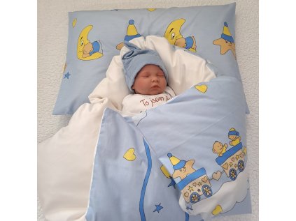 Péřová zavinovačka Vláček a medvídci Sada 4v1