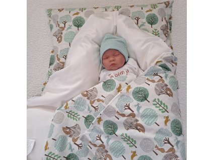 Péřová zavinovačka V oříškovém lese Sada 4v1