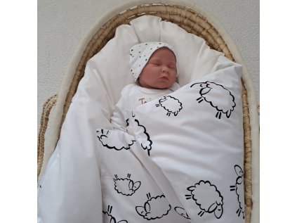 Péřová zavinovačka Ovečky