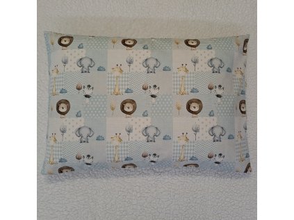 Povlak na polštářek Safari zvířátka 40 x 60 cm