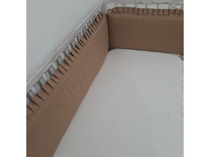 Mantinel do postýlky Hnědý