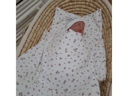 Sada polštářek a peřinka  Růžičky