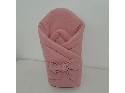 Zavinovačka mušelínová Rose starorůžová