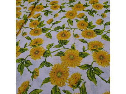 bavlněná látka SLUNEČNICE