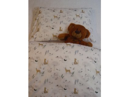 Povlečení do postýlky Zvířátka v lese