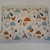 Povlak na polštářek Zvířátka s Teepee 40 x 60 cm