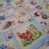 dekorační látka velikonoční patchwork ZVÍŘÁTKA