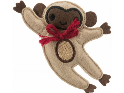 MONKEY - opice, hračka pro kočky s katnipem, 12 cm, plsť